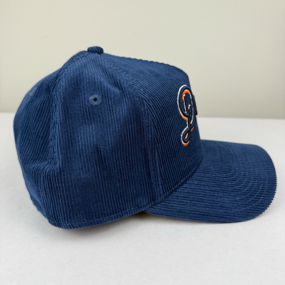 Mitchell And Ness NWT Detroit Tigers Corduroy Hat SnapBack Adjustable Blue - Picture 4 of 8